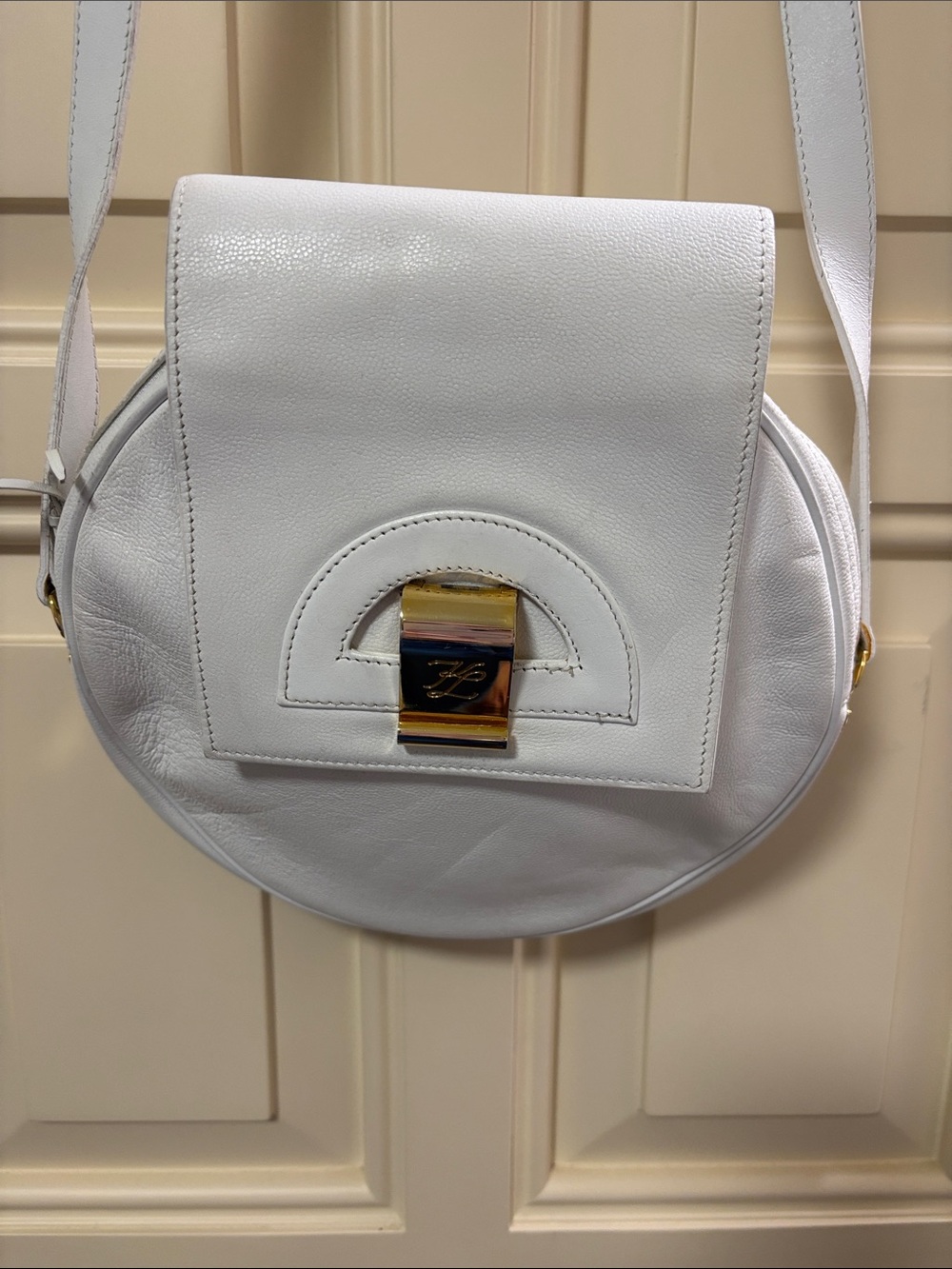Karl Lagerfeldt made in Paris vintage handbag